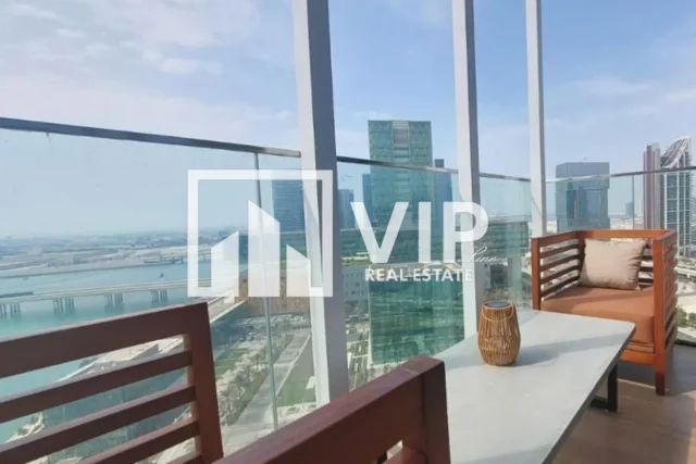 High Floor – Furnished Studio – Canal View